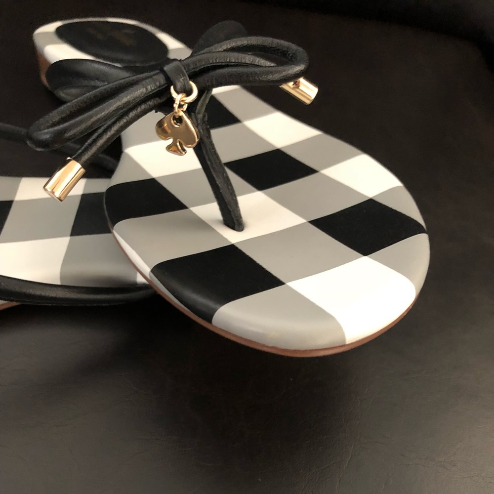 🆕 ♠️ KATE SPADE checkered sandals